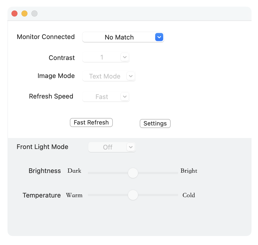 DASUNG PaperLikeClient UI